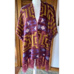 Free People Magenta Dreams Kimono Poncho -- OS -- NWTS
